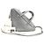 Balenciaga Duffle Triangular Pequeno em Couro de Bezerro Cinza Marrom - vista 2