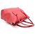 Burberry Borsa a spalla media Baynard in pelle azalea rosa con hardware dorato - vista 4