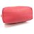Burberry Borsa a spalla media Baynard in pelle azalea rosa con hardware dorato - vista 5
