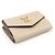 Louis Vuitton Cartera mini de piel de ternera beige greige con cierre dorado Castaño - vista 4