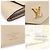 Louis Vuitton Cartera mini de piel de ternera beige greige con cierre dorado Castaño - vista 7