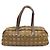Chanel Borsa da viaggio Boston in tessuto marrone