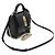 Salvatore Ferragamo Borsa boxy piccola in pelle di vitello nera Gancini Nero - vista 3
