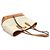 Salvatore Ferragamo Borsa a spalla Gancini Jacquard avorio in tono oro Bianco - vista 4