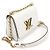 Louis Vuitton Bolsa de Ombro Twist PM em Couro Epi Branco com Corrente em Tom Dourado - vista 3