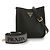 Prada Mini borsa a spalla in morbido cuoio vitello Nero