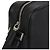 Prada Borsa a spalla quadrata in pelle nera stampata: Nero - vista 7