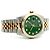 Rolex Relógio Combi Datejust Masculino com mostrador verde e diamantes Tenpoint após ajuste - vista 18