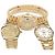 Rolex Echtes Gold Datejust Champagner Gold Damenarmbanduhr Golden - Ansicht 25