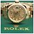 Rolex Echtes Gold Datejust Champagner Gold Damenarmbanduhr Golden - Ansicht 26