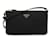 Prada Bolsa Pouch de Nylon para Mulheres Preto - vista 3