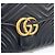 Gucci Borsa Clutch GG Marmont Matelassé Nero - vista 3