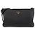 Prada Borsa a spalla in pelle morbida Nero - vista 3