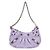 Balenciaga Borsa a spalla mini in pelle con catena Porpora