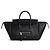Luggage Céline Piccolo nuovo bagaglio in agnello nero morbido e lucido