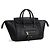 Luggage Céline Piccolo nuovo bagaglio in agnello nero morbido e lucido - vista 2