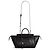 Luggage Céline Piccolo nuovo bagaglio in agnello nero morbido e lucido - vista 6