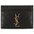 Saint Laurent Portafoglio matelassé con hardware dorato Nero - vista 2
