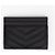Saint Laurent Portafoglio matelassé con hardware dorato Nero - vista 6