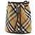 Burberry Mini borsa a secchiello con coulisse in sabbia Marrone