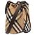 Burberry Mini borsa a secchiello con coulisse in sabbia Marrone - vista 3
