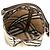 Burberry Mini borsa a secchiello con coulisse in sabbia Marrone - vista 5