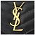 Saint Laurent Monogram Envelope Wallet with Gold Hardware Black - view 6