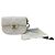 Chanel Borsa Messenger Mini Caviar Bianco Oro Spalla Crossbody