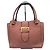 Burberry Bolsa de duas vias em couro texturizado com fivela Rosa