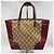 Gucci Borsa tote GG Supreme bordeaux Rosso - vista 2
