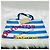 Burberry Borsa tote a righe in cotone blu cielo - vista 4