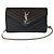 Saint Laurent Borsa a tracolla Matelassé Monogram Kate con catena argento