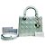 Lady Dior Christian Dior Patent Lady Medium Tote Bag Braun