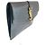 Borsa Clutch Envelope Cassandra di Saint Laurent Nero - vista 3