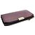 Carteira Continental Grain Duskie Mauve Burberry Roxo