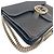 Marmont Gucci Borsa a spalla con catena intrecciata Nero - vista 8