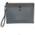 Saint Laurent Borsa clutch per tablet con monogramma Nero
