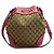 Gucci Borsa a secchiello con coulisse GG in jacquard Rosa - vista 4