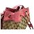 Gucci Borsa a secchiello con coulisse GG in jacquard Rosa - vista 8