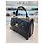 Trendy CC Chanel Borsa tote e a spalla integrata in pelle di agnello CC alla moda Nero - vista 5