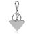 Prada Porte-clés Triangle Logo Saffiano Noir - vue 5