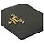 Prada Metall-Kartenhalter mit goldenem Logo QWA Schwarz - Ansicht 9