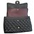 Chanel Borsa Maxi Flap in Caviar Oro Classico Nero - vista 10