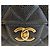 Chanel Borsa Maxi Flap in Caviar Oro Classico Nero - vista 13