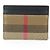 Burberry Tarjetero Sandon de cuero negro
