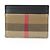 Burberry Tarjetero Sandon de cuero negro - vista 3