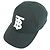 Burberry Cappellino da baseball donna nero in cotone spesso con logo TB