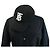 Burberry Cappellino da baseball donna nero in cotone spesso con logo TB - vista 17