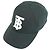 Burberry Cappellino da baseball donna nero in cotone spesso con logo TB - vista 2