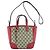 Gucci Borsa a spalla in pelle rossa Rosso